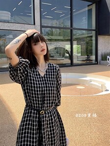 现货，韩版轻熟气质裙子图片
