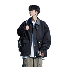 JK8863-P80L-9XL2025秋冬新款翻领夹克外套控138，男装夹克，星座109