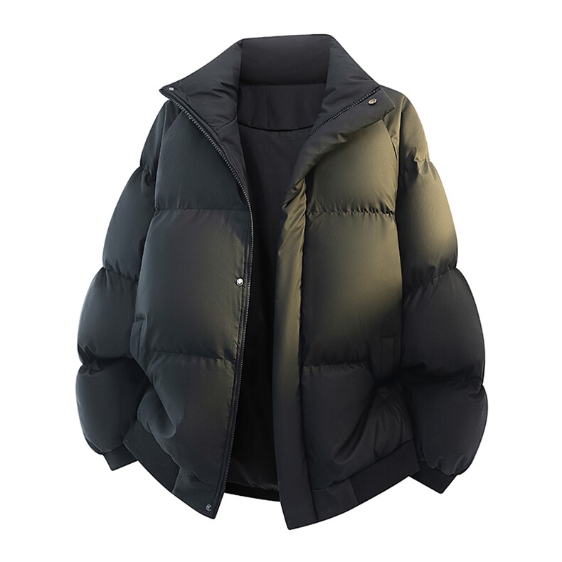 新款冬季羽绒立领PU皮棉服棉袄韩版宽松外套A436-2522-P80,男装棉衣,电商A436