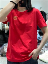 夏季新款时尚简约设计百搭老虎印花图案短袖T恤，女装T恤，L·H·X