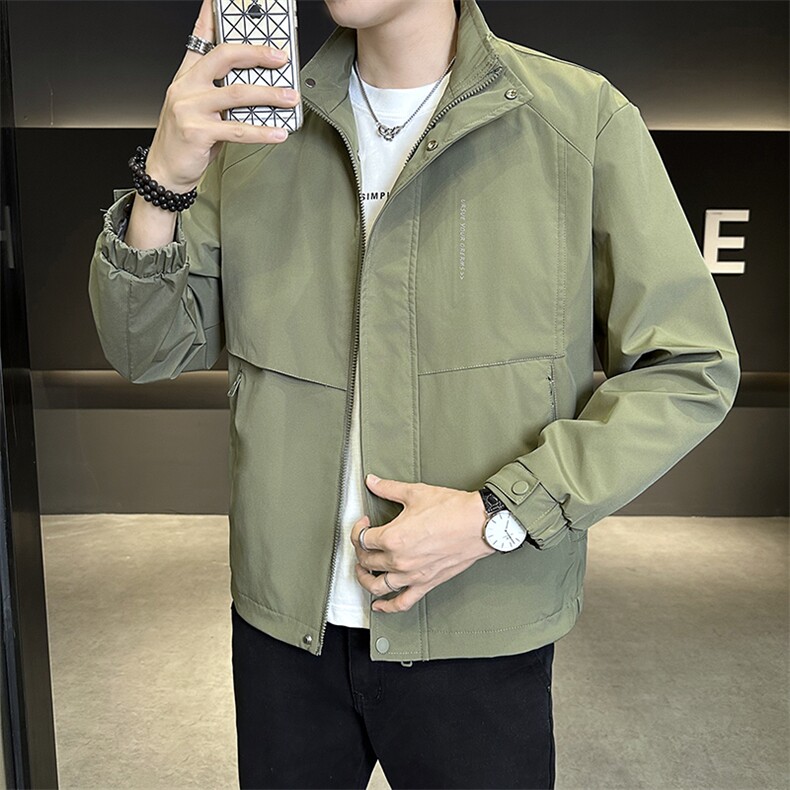 JK991-P752025秋季新款男士牛仔外套时尚百搭青年夹克上衣,男装工装外套,星座507A（原星座306B-2）