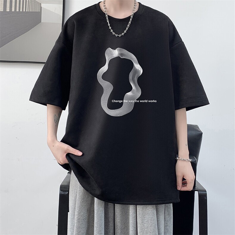 麂皮绒短袖t恤男大码半袖男JD82390-P25,男装T恤,电商A040