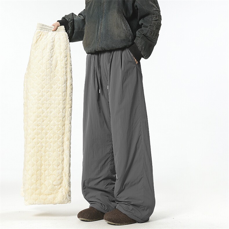 冬季加绒加厚防风棉裤无影墙XZ604-K126-P65控88，男装棉裤，星座604
