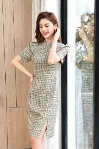 【现货】改良旗袍连衣裙m~3xl,女装汉服/婚纱/旗袍/礼服,主莱依
