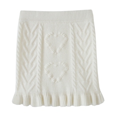 秋冬儿童纯山羊绒衫软糯亲肤半身裙，童装半身裙，瑞上羊绒