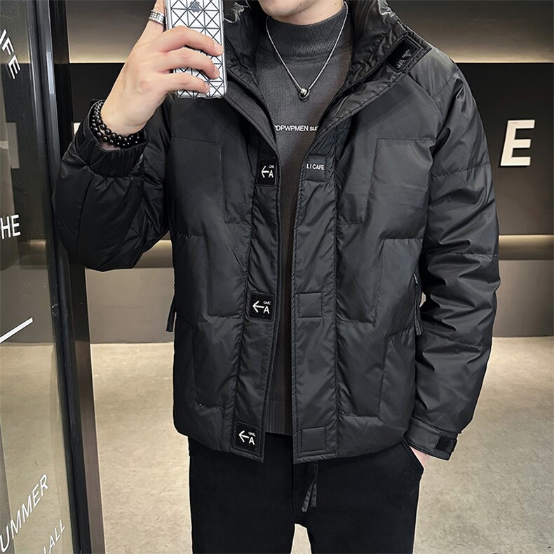 AK87801钱塘2020-3冬季厚款时尚休闲简约中年男士羽绒服P155,男装羽绒服,钱塘207-3