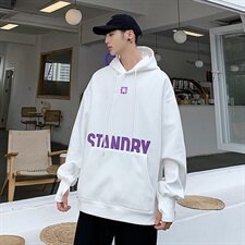204-W29-P55潮牌卫衣时尚港风日系潮流个性刺绣印花连帽卫衣男，男装卫衣，星座204