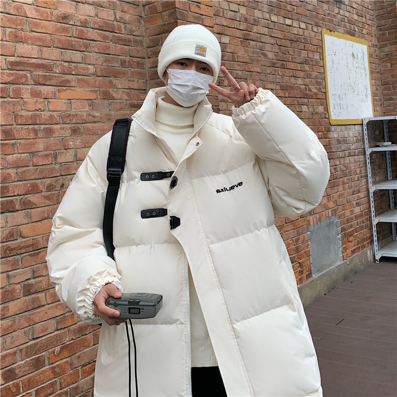 美式高阶防水棉衣青春校园情侣棉袄立领潮牌飞机扣,男装棉衣,星座907