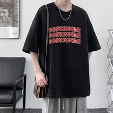 麂皮绒短袖t恤男大码半袖男大皂风JD82338-P25，男装T恤，电商A040