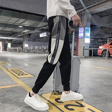 社会精神小伙加绒卫裤休闲裤运动束脚裤DS-B249-KK90-P58-加绒P68，男装休闲裤，星座215（原电商B249）