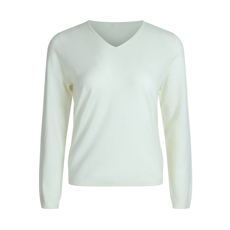 2025年秋季新款经典V领卷边套头针织羊毛衫时尚休闲通勤百搭，女装羊毛衫，宋氏羊绒