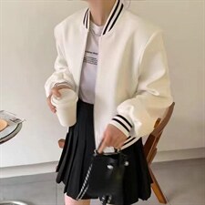 时尚棒球服外套，爆，补货，百搭款，其它，时尚靓姿
