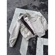 蛇年限定美式座山雕棉服男款冬季毛领剪裁解构夹克厚外套，男装夹克，星座506A
