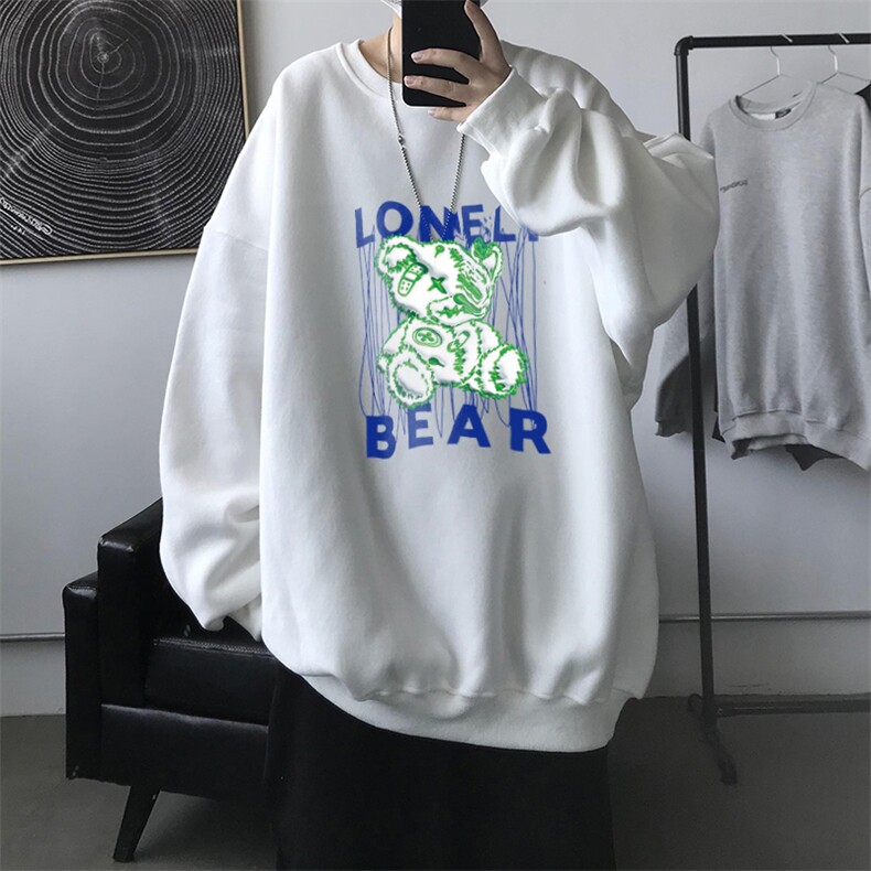 WTT情侣印花圆领秋冬卫衣常规P30加绒P40S-5XL支持定制,男装卫衣,星座115A-3