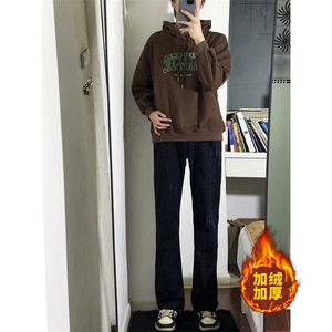 B221 美式ins高街加绒加厚牛仔裤 LK23040-P60 控78 加绒P70 控98图片