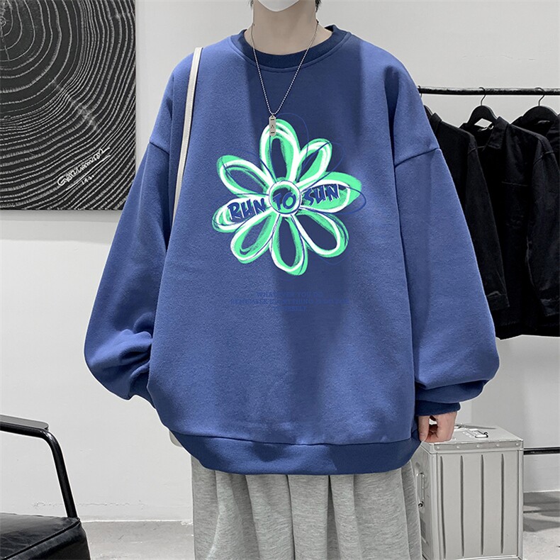 圆领卫衣男大码加厚加绒长袖t恤男S6170-P28加绒款-P33,男装卫衣,电商A040