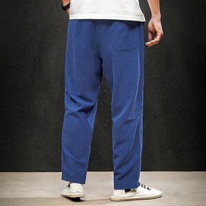 2021新款春夏季中国风男装大码休闲裤直筒裤男QT6008-1-K65-P65图片