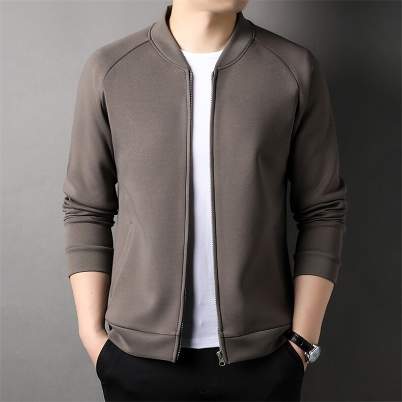 YH707男式2023年春季新款长袖卫衣男中老年爸爸男装夹克开衫，男装卫衣，电商B360