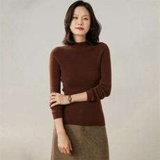 2025年秋季长袖通勤一线成衣羊绒衫修身，女装羊绒衫，贝美羊绒