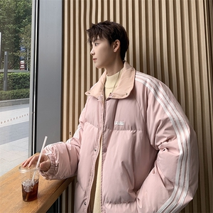 新款字母印花潮牌立领羽绒服男冬季外套 225-2-Y212-P235-控318图片