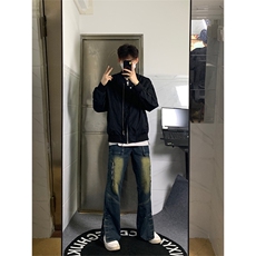 自家图，cleanfit牛仔裤男设计感小众秋冬裤子-KZA33-P65，男装牛仔裤，星座1007（原301D）
