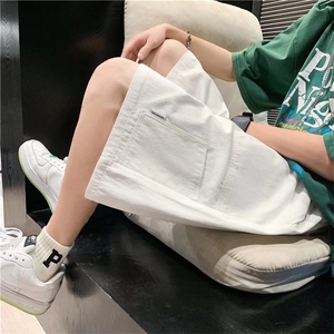 夏季薄款外穿运动休闲五分裤美式高街ins篮球裤短裤男 K7143-P28图片