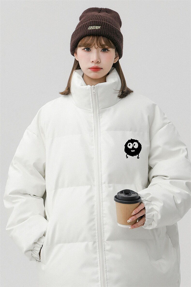 中性风23新款冬季时尚百搭宽松PU皮棉服外套MY6457P115控158,男装棉衣,电商A268