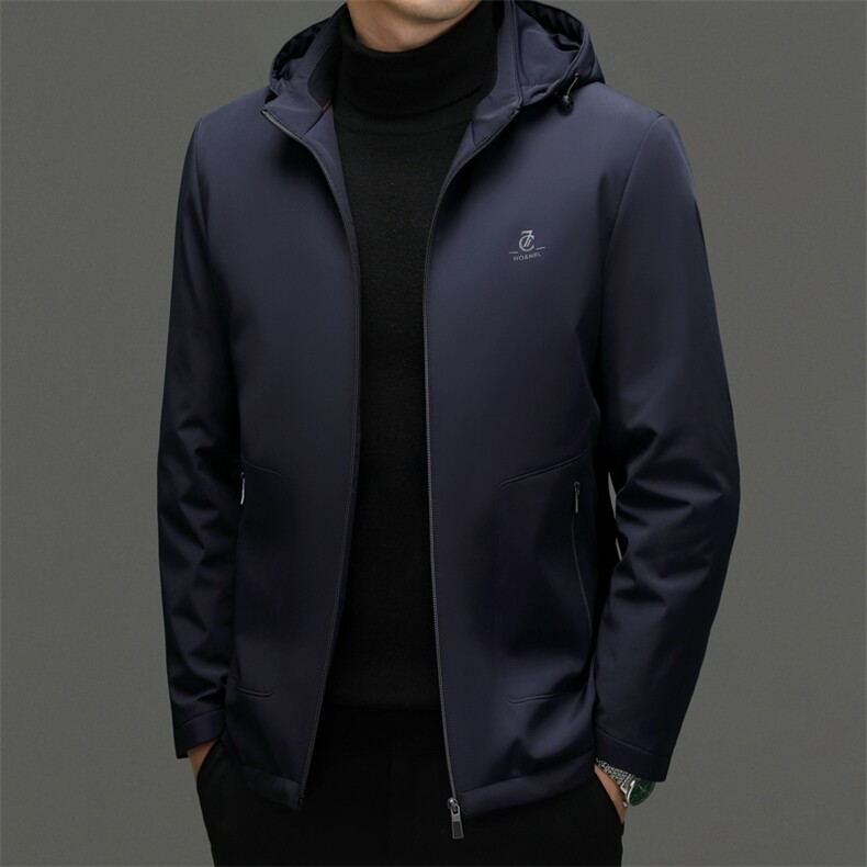 CKE1715钱塘2020-2商务冬季百搭厚款新款中年男士羽绒服P450，男装羽绒服，钱塘207-2