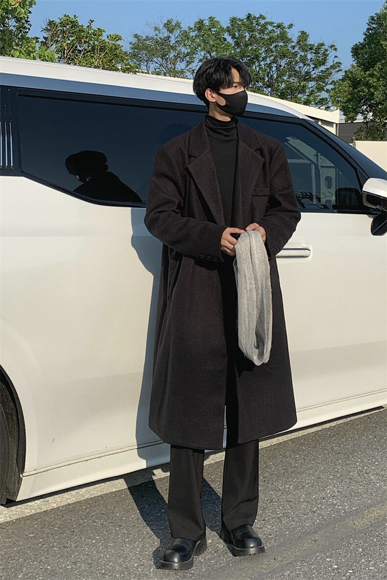 冬季毛呢大衣男士韩版中长款风衣大码呢子外套西装F1251特P95,男装西服套装,星座309（原A406）