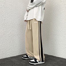 春季情侣百搭印花休闲裤男大码宽松拖地裤A161-2-K7322-P55，男装休闲裤，电商A161-2