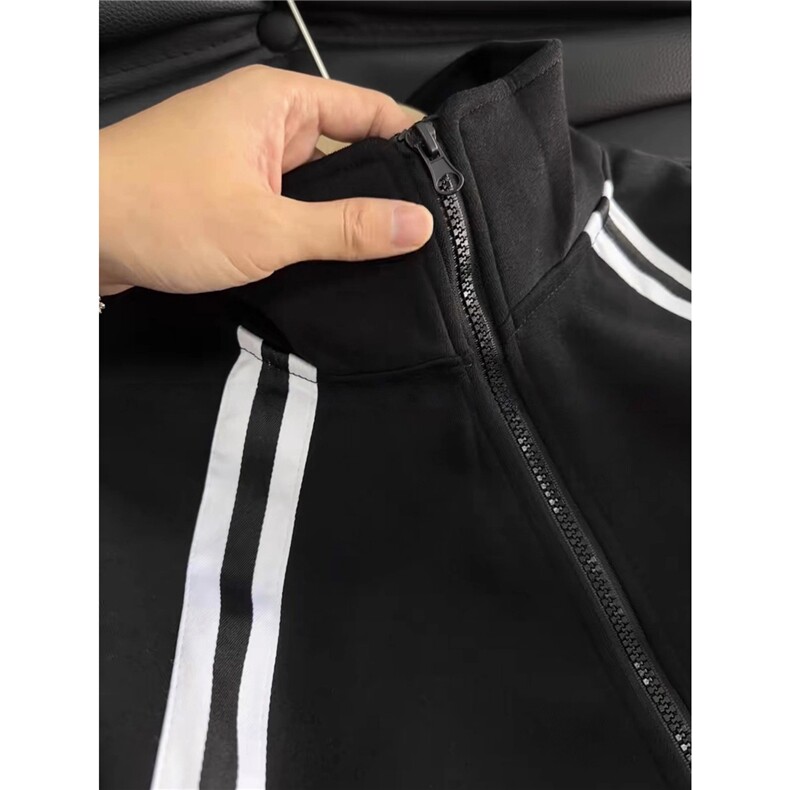 条纹外套男秋冬青少年学院风卫衣重磅立领运动夹克网B139-P48,男装夹克,星座910-1