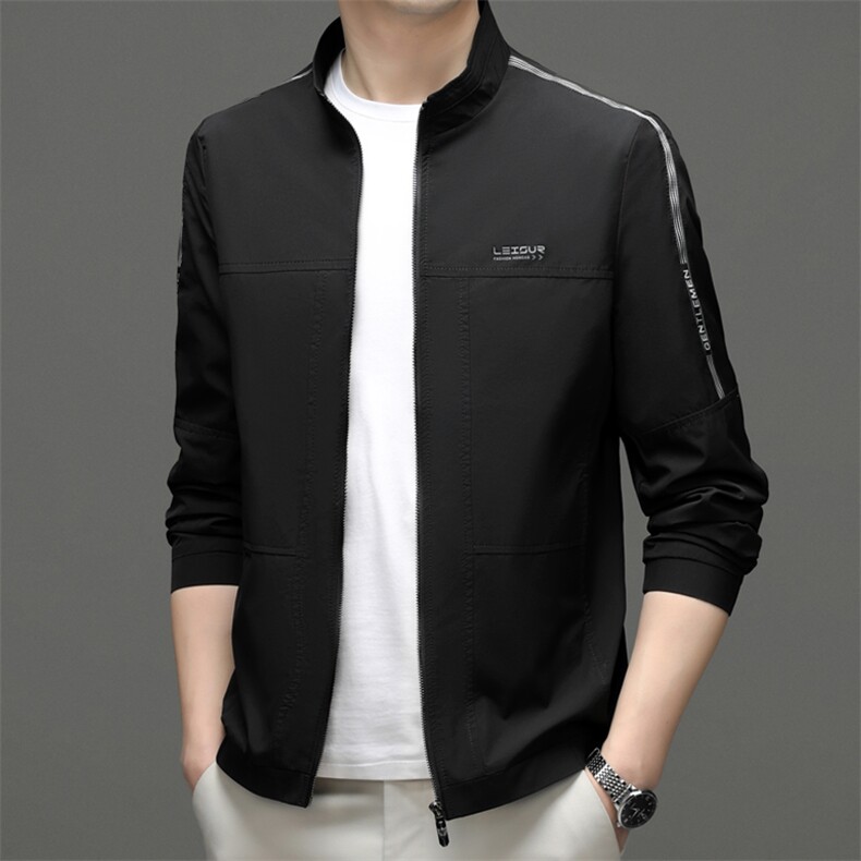 M8305-107钱塘2020-3春秋新款男士立领夹克时尚休闲外套P100,男装夹克,钱塘207-3