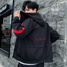 2021新款秋冬夹克男士宽松休闲外套韩版潮流连帽上衣，男装夹克，星座302B