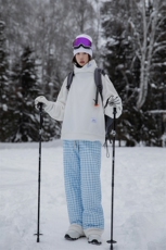 哈尔滨防寒羊羔毛裤子女款小个子东北零下格子棉裤加厚雪地御寒裤，男装休闲裤，电商A022