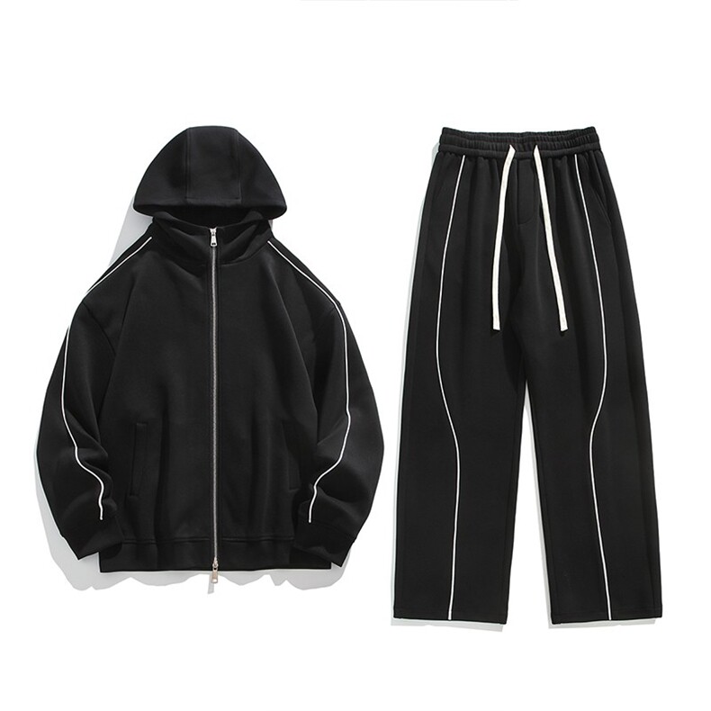 加绒加厚运动服套装W4683JR（加绒）特P60/K8666JR（加绒）特P45,男装休闲套装,电商A007