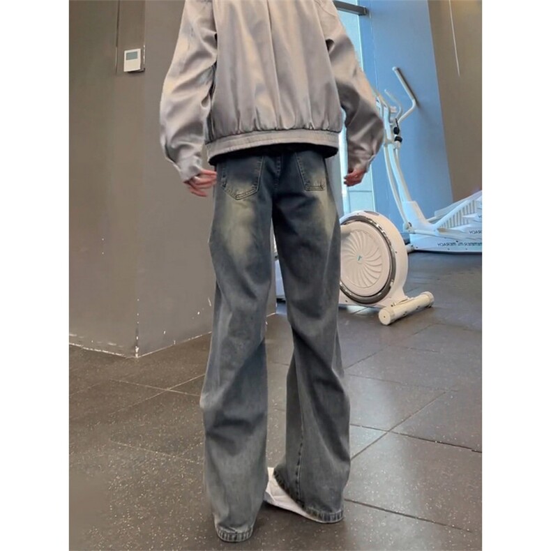 【高质量现货特批45】男秋冬铆钉对折显瘦牛仔裤610A-YB5174,男装牛仔裤,星座610A