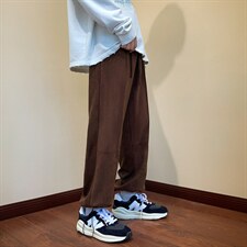 22秋新款麂皮休闲宽松oversize港风束脚休闲裤B266-X828-P60，男装休闲裤，星座B257-1