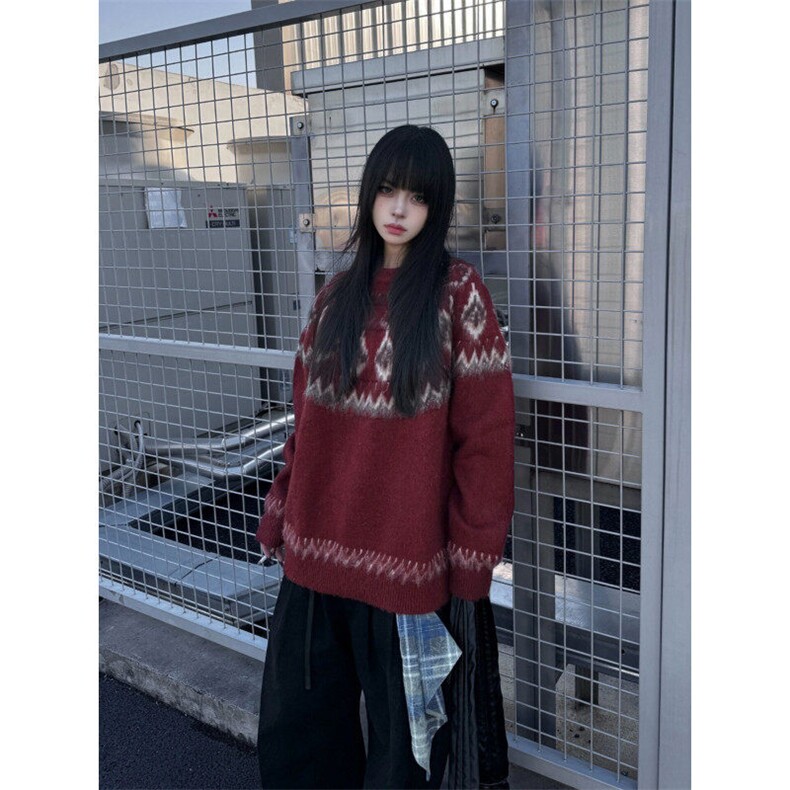 【有货】MY369CC-特P65费尔岛圣诞毛衣男女情侣装针织衫外套，男装针织衫/毛衣，星座1007（原301D）