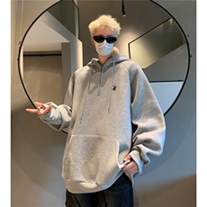 主推秋装重磅半拉链连帽中性情侣卫衣潮牌上衣外套男女G1097P68，女装短外套，电商A339