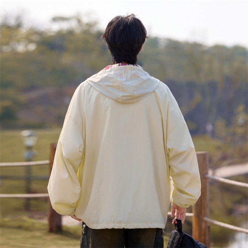 2025夏季新款cityboy大码UPF50+连帽防晒衣M-5XHS25521-特P35,男装夹克,电商A022