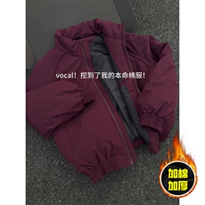 现货美式高街休闲棉衣夹克三防立领纯色户外工装加厚棉服外套，男装夹克，电商A486