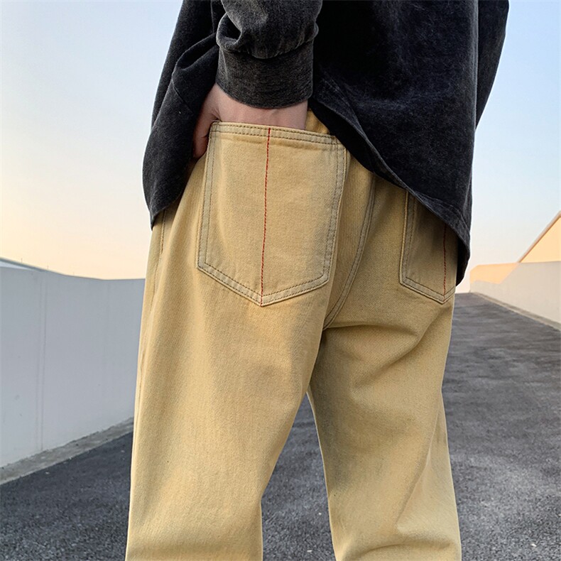 C315-G096数据款高品质美潮高街重工洗水牛仔裤(P55限78)6,男装牛仔裤,电商C315