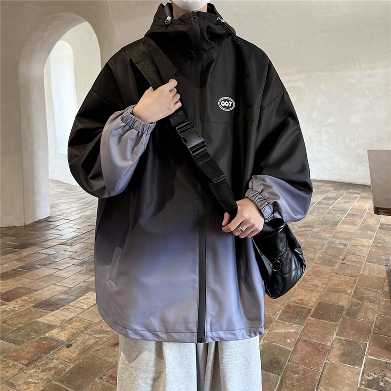 1港风山系防水渐变大码M-5XL夹克男聚酯纤维JK77087P85控128,男装夹克,星座226-2