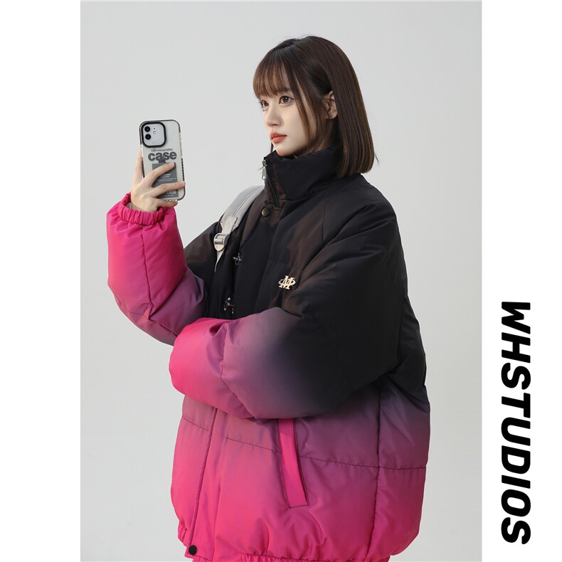 XZ-230-1MY58中性风简约百搭扎染渐变飞机扣休闲面包服P128控158，鞋类箱包手腕包，星座230-1