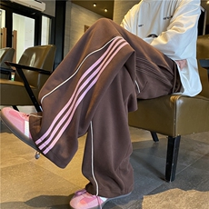 秋季新款美式潮流运动风条纹宽松休闲卫裤B315-K25607-特p40控78，男装休闲裤，电商B315