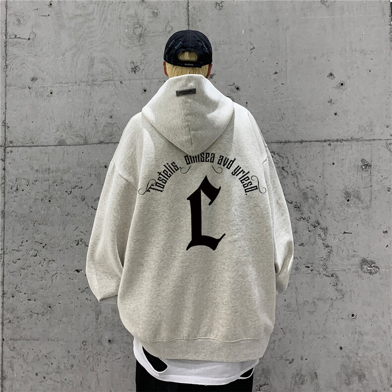 供抖音丶重磅高品棉350克排扣连帽c卫衣LW6081-特p58控78,男装卫衣,星座508（原C305）