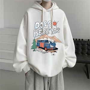 连帽卫衣男大码运动服帽衫外套WY2269-P35 加绒款-P40图片