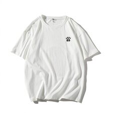 【】A003-HT1031-P30夏装可爱猫咪时尚短袖T恤白底，男装T恤，电商A003