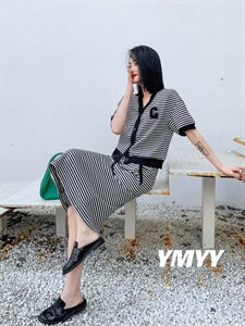 现货夏季新款条纹套裙,其它,依美依缘