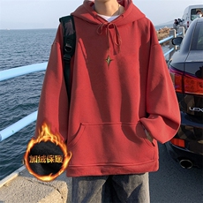 抖音供货、复合重磅加绒现货连帽卫衣宽松D223A-JR-WY2363-特P40，男装卫衣，电商019-1